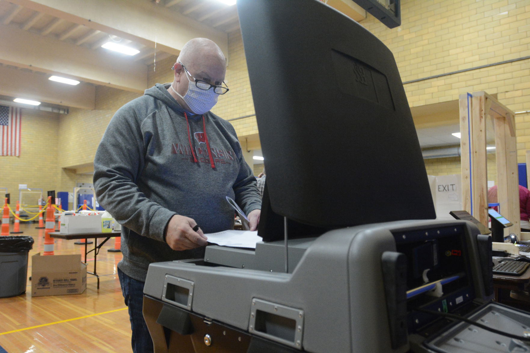 In-person election in a pandemic
